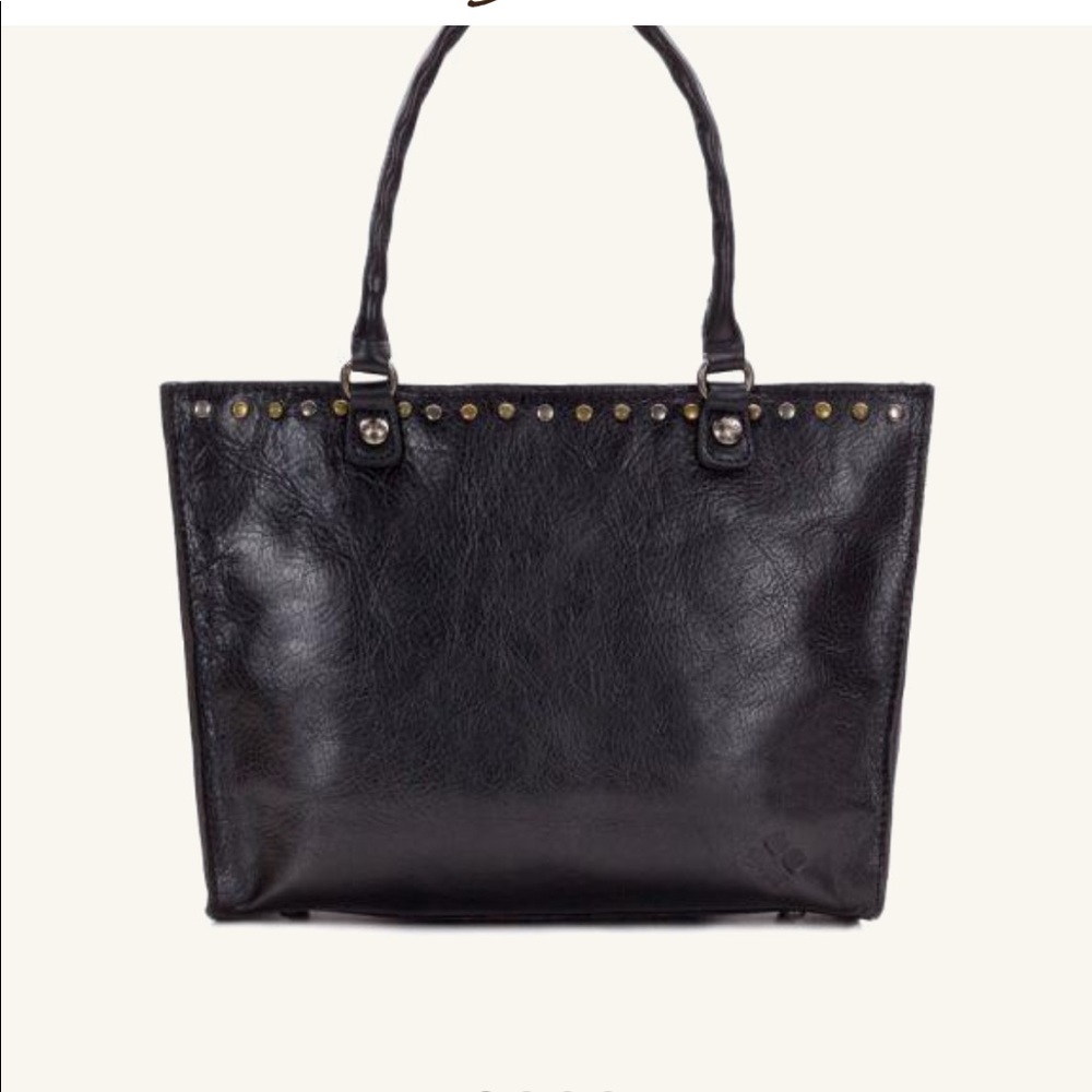 Black leather Tote
